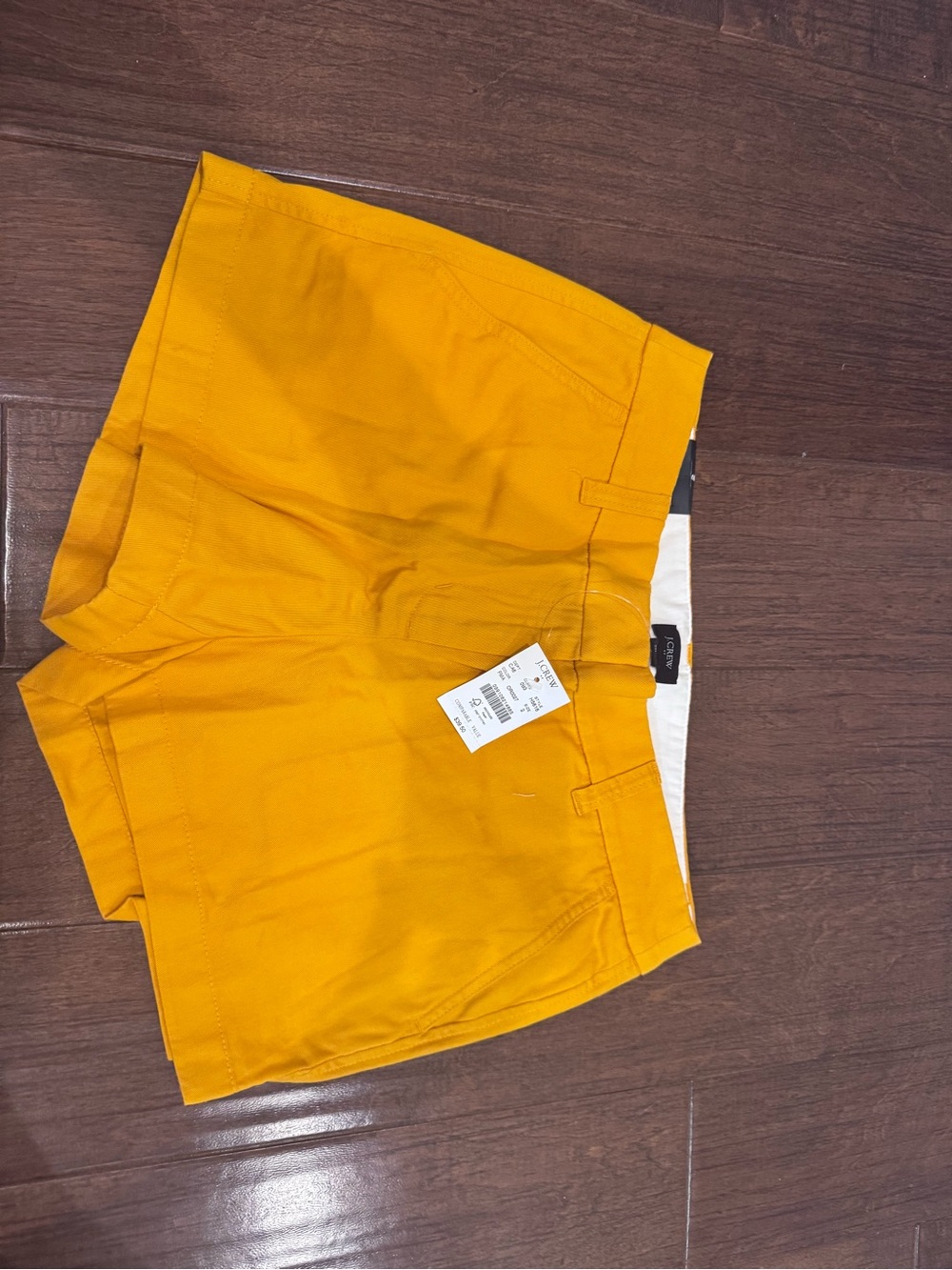 J. Crew Mustard Gold Shorts